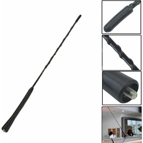 1PC 16" Replacement Car Radio Stereo Aerial Bee Sting Mast Antenna Black