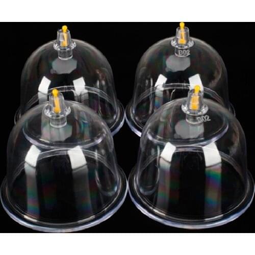 4PC Extra Large Household Vacuum Cupper Chest Tank Oversized Fire Tank Gas Tank Full Large Tank Moisture Suction Cup Non-glass