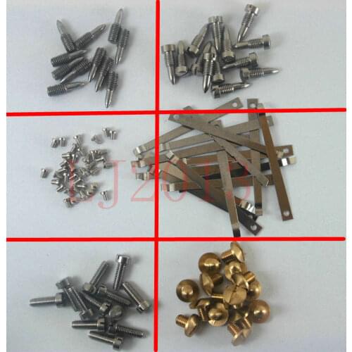 60pcs Different sax repair parts screws parts