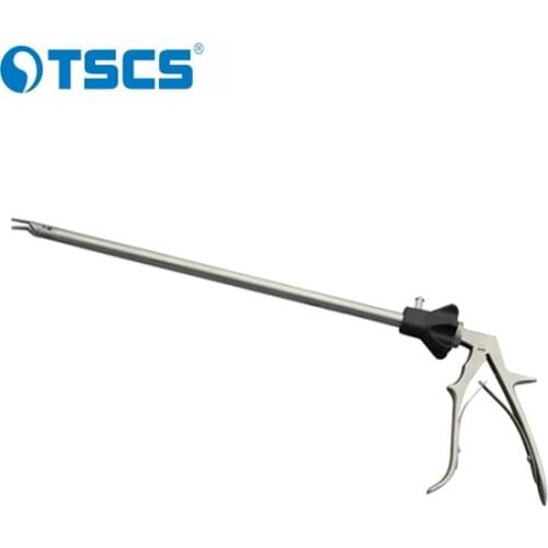 Laparoscopic abdominal surgery instruments clip applicator optics