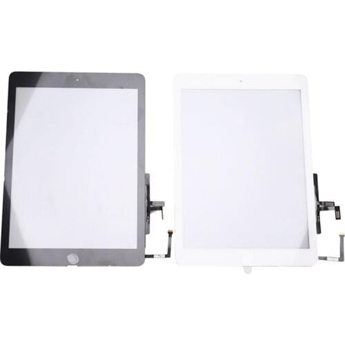 For Ipad Air 1 Touch Screen Digitizer Sensor Home Button Assembly Glass Panel