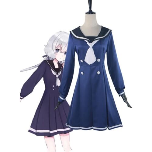Comic Anime ZOMBIE LAND SAGA Cosplay Konno Junko costumes Cosplay Costume Women Girls Party halloween Carnival Uniform Dresses