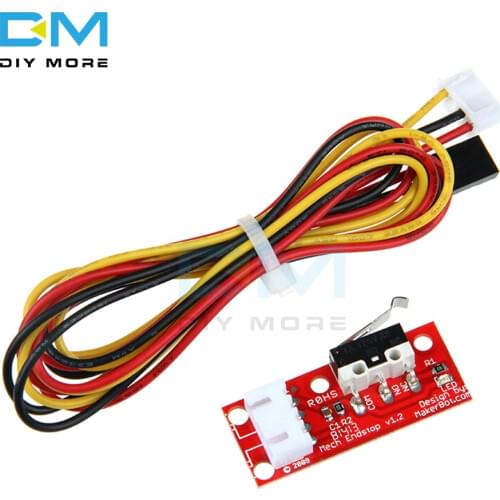 CNC 3D Printer Mech Endstop Switch On/off Module with Cable DIY Kit for RepRap Makerbot Prusa Mendel RAMPS1.4 AL