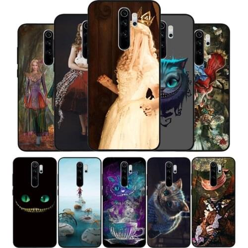 Alices Adventures in Wonderland Soft Silicone black Phone Case For Redmi 4A 4X 5PLUS 5A NOTE 9S 9 8T 8 7 6 5 4 PRO