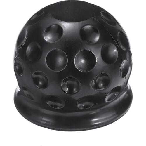 New 1pcs Rubber Tow Bar Ball Cover Cap 50mm Trailer Ball Cover Hitch Trailer Towball Protect Parts