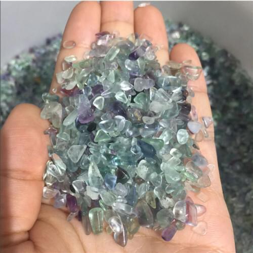 New arrivals! 100% natural rainbow fluorite stones and minerals tumbled healing crystals for home decor & aquarium decoration