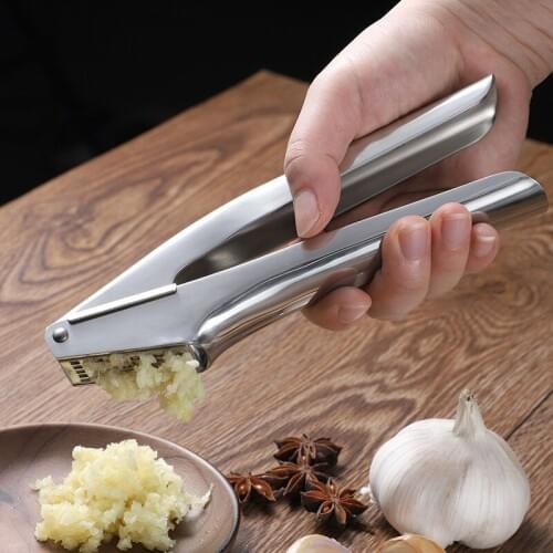 Garlic press home manual kitchen ginger garlic masher garlic grinder Kitchen supplies stainless steel