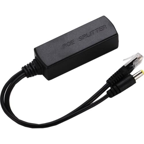 10/100M POE Splitter With IEEE 802.3AF Standard & 12V 1-2A Output & DC 44-57V Input Power Over Ethernet