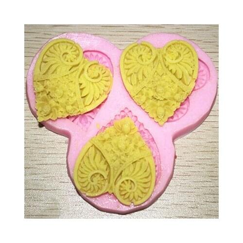 Silicone 3D Cake Chocolate DIY Soap Feet Footprint Molds Plunger Cutter