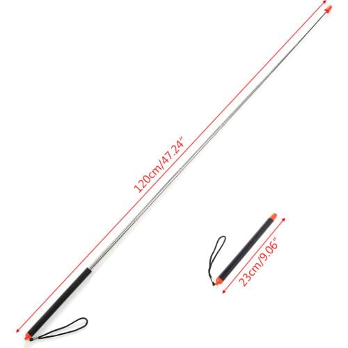Telescoping Teacher Pointer Pole Stick Stainless Steel Extending Retractable Whiteboard Hand Teaching Supply