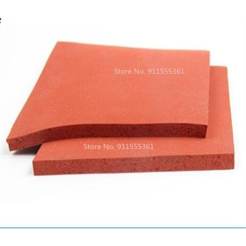10mm thickness, 50cm length, 50cm width Silicone foam board,sponge sheet ,embossing machine plate,flame retardant rubber sheet