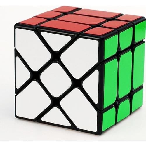 YongJun 3x3 Fisher Magic Cube Educational Toys For Children Strange-shape Speed Smooth Cubes Professional Adults Puzzle