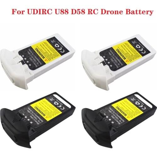 1/2/3/5PCS 7.4V 1000mAH Lithium Battery for D58 U88 Four-Axis Aircraft Accessories 2S 573065 for UDIRC U88 D58 RC Drone Battery