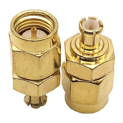 1pcs SMA Male To MCX male RF Coaxial connector Adapters