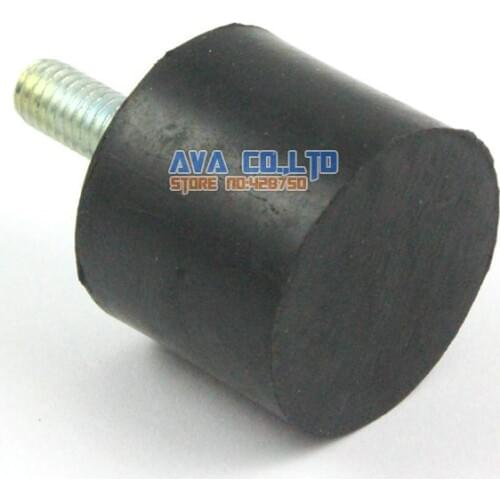 10 Pieces 25*20mm Body M6*17mm Male Rubber Anti Vibration Mount Bobbin Isolator