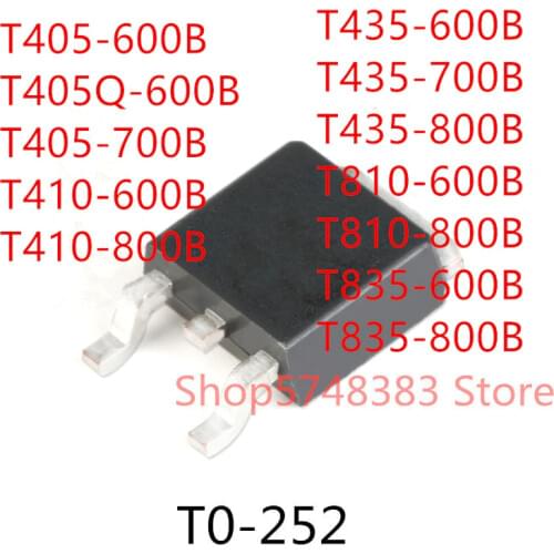 10PCS T405-600B T405Q-600B T405-700B T410-600B T410-800B T435-600B T435-700B T435-800B T810-600B T810-800B T835-600B T835-800B