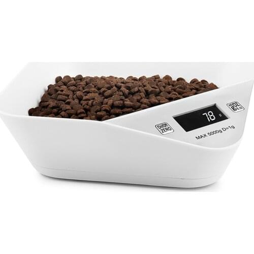 1500ML Smart Weighing Pet Bowl Dog Food Bowl Cat Storage Feeder Cat Washing Bowl Dog Dish Container Feeder Tableware Supplies