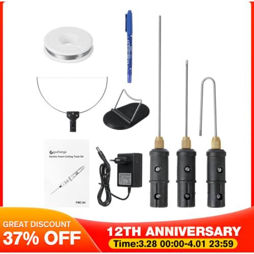 3-in-1 Foam Cutter Pen 18W Electric Styrofoam Cutting Machine Portable Styrofoam Cutter with Hot Heating Wire Die-Cut Machines