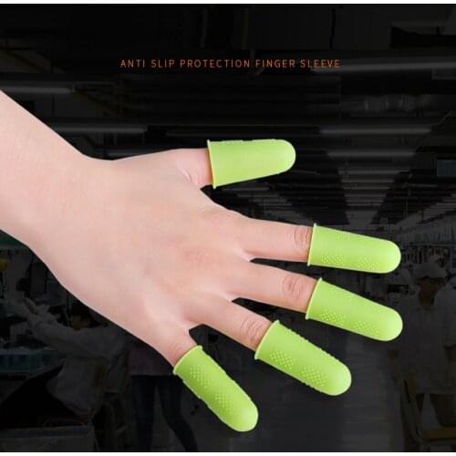 5pcs / Set Food Grade Silicone Protection Finger Sleeve Anti-scald Cut Finger Set High Temperature Resistant Non-slip Finger Set