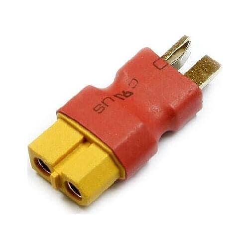 F05582 XT60 Female to T Dean Male Plug Conversion Connector For Battery & Charger