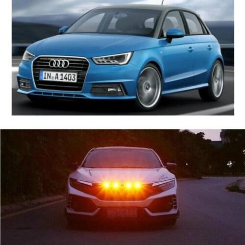 Car Accessories Grille Light Lamp For audi A1 8X1 8XK 8XA 8XF A2 8Z0 8L1 A3 8P1 A3 8P7 8V7 8VS A4 B9 A8 4D2 4D8 4E 4H 4BH C5