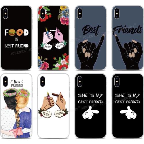 Bff Best Buds Friends Phone Case For OPPO Find X2 Pro A9 A8 A5 A31 2020 A91 AX5S Realme 5 6 X50 Reno A 3 Pro Soft TPU Back Cover
