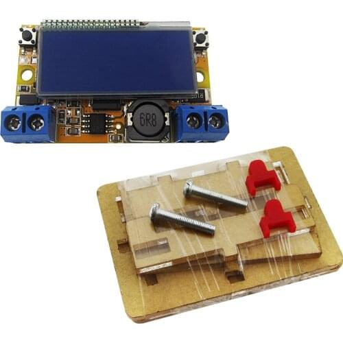 DC-DC 5-23V To 0-16.5V 3A Adjustable Step-down Power Supply Module Voltage Current LCD Display Step Down Buck Regulator + Case