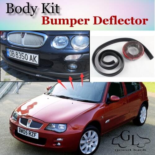Bumper Lip Deflector Lips For Rover 200 / 25 Front Spoiler Skirt For TopGear Friends to Car Tuning View / Body Kit / Strip