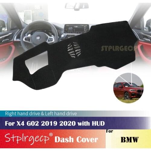 For BMW X4 G02 2019 2020 with HUD Anti-Slip Dashboard Cover Protective Pad Car Accessories Sunshade Carpet
