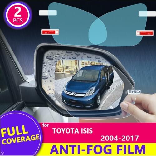 For Toyota ISIS 2004-2018 Full Cover Rearview Mirror Film HD Anti-Fog Rainproof Auto Mirror Sticker Car Accessories 2016 2017
