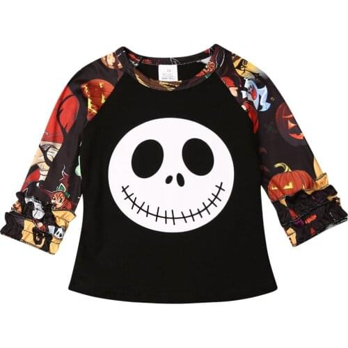 Emmababy Halloween Toddler Kid Baby Girl Clothes Top T-Shirt Cotton Tee Shirt Pullover