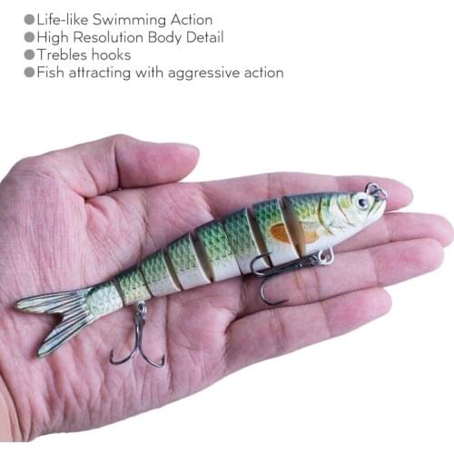 Hanlin 14 cm 26g Sinking Minnow Swimbait Wobbler Jointed Crankbait Fishing Lures Hard Minnow Tackle Artificial Bait Fishing