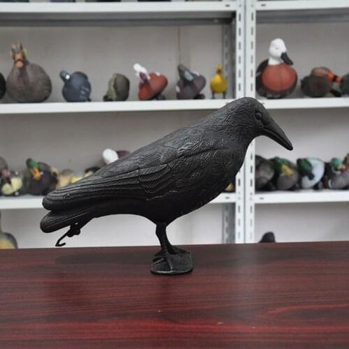 Artificial Crow Black Bird Raven Prop Decor For Halloween Event Decoration Bar Display Party Supplies Gift