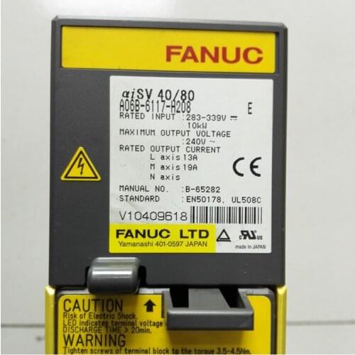 USED 100% TESTED SERVO AMPLIFIER MODULE A06B-6117-H208