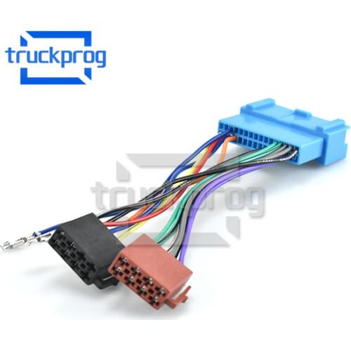 TruckProg ISO Radio Adapter Cable for Buick 1995-2004/Cadillac 1992-2001/Oldsmobile 1994-2002