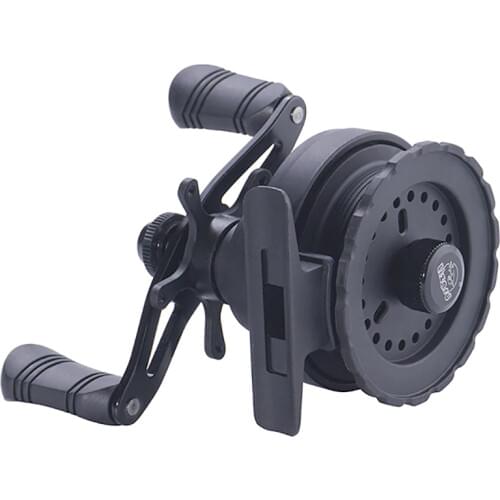 6+1BB Fly Fishing Reel Left /right Hand Ice Fishing Wheel Casting Winter Fishing Reel Gear Mini Coils 2.6:1 Jigging Fishing Reel