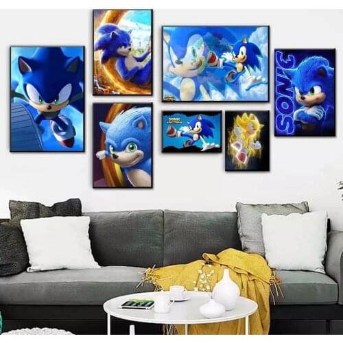 Classic Cartoon Game Self-adhesive Wall Sticker Wall Art Graffiti Posters and Prints Decorate The Living Room Decoration