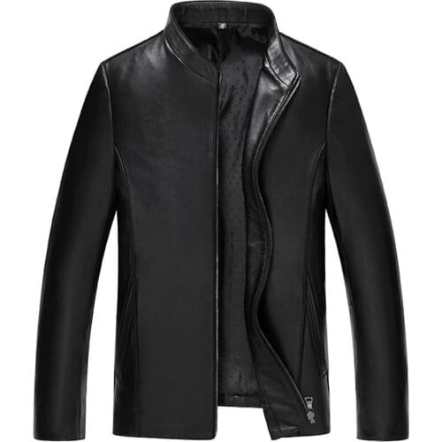 Korean Genuine Leather Jacket Men Clothes 2020 Short Sheepskin Coat Slim Fit Motorcycle Leather Jackets ZDY0012 KJ2287