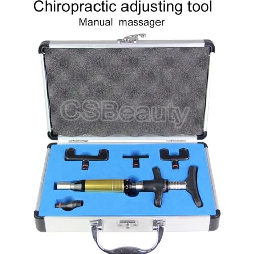 Best Chiropractic Adjusting Instrument 6 Levels 4 Heads Manual Chiropractic Instrument Spine Back Activatives
