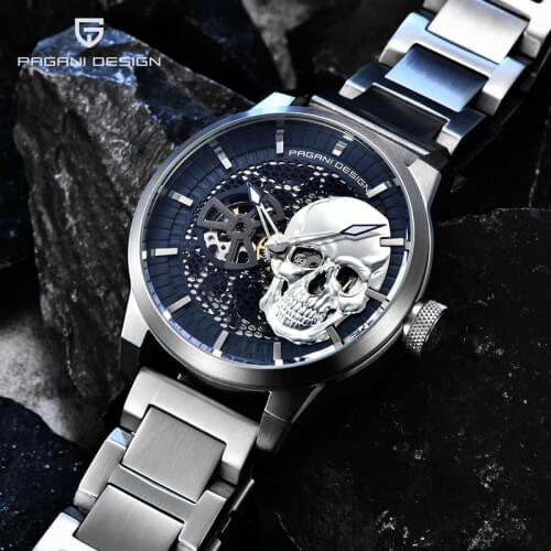 PAGANI DESIGN Mens Watches Skeleton Tourbillon watch Men Mechanical Watch Automatic Watch Men Waterproof Clock Relogio Masculino