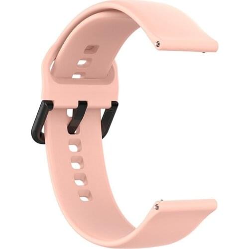 New Classic Soft Silicone Bracelet Strap Fashionable Women Men Wrist Strap Band Suitable for Samsung galaxy watch Active R500