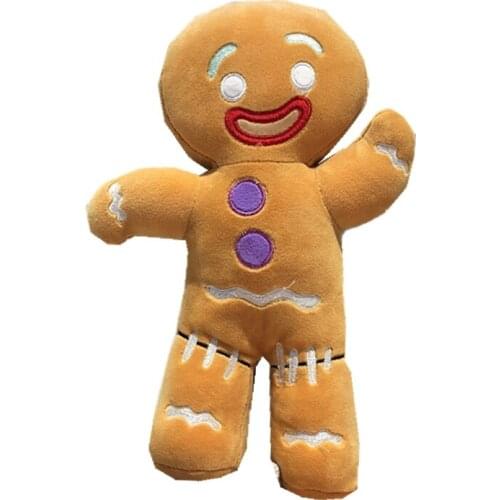 60cm Hug Gingerbread Man Plush Toy Soft Biscuits Man Pillow Sofa Cushion Toy Xmas Gifts For Kids Home Decoration Plushies Cute