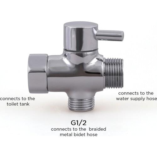 Diverter Valve/Adapter for JOMOO Bathroom Handheld Bidet Shattaf Sprayer or Bathroom/Kitchen Sink Faucet