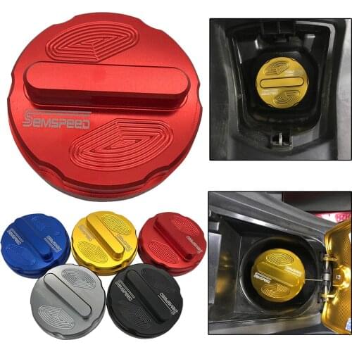 SEMSPEED Motorcycle CNC For Yamaha Aerox155 NVX 155 150 125 2015-2019 2020 Gasoline Diesel Fuel Oil Tank Cap Cover Accessories