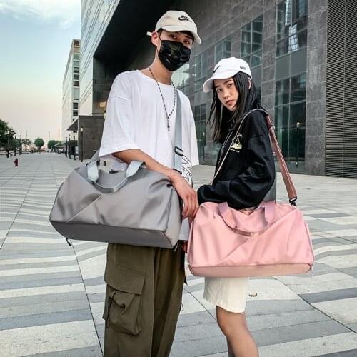 Sports Fitness Bag Women’s Dry Wet Separation Shoes Training Yoga Bag Large Capacity Hand Luggage For Short Distance Travel Bag