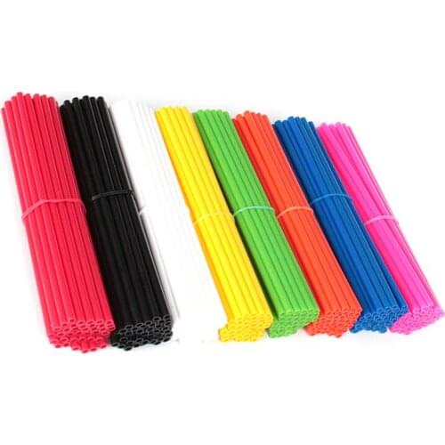 Universal Motorcycle Dirt Bike Wheel Rim Spoke Skins Covers Wrap Tubes Decor Protector Kit for KTM Yamaha Honda pit bike 36pcs