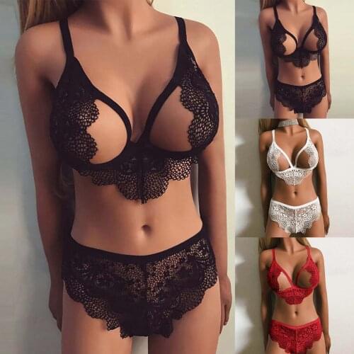 Women Lingerie Corset Lace Bandage Push Up Top Bra+pants Underwear Set Sexy Summer Beach Wear Bikini Set Swimwear For Women