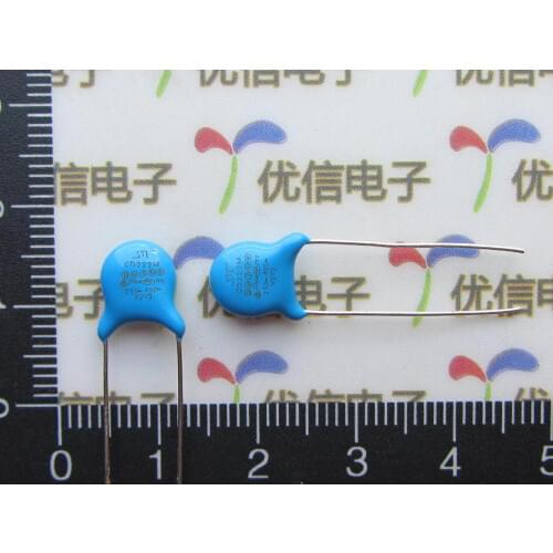 100pcs/lot High Quality DIP Safety Y Capacitance 250V 222m Safety Capacitors 2200PF
