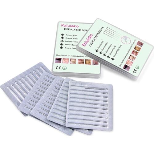 100Pcs Dedicated Needles Mole Removal Pen Needle For Laser Tattoo Freckle Spot Mole Removal Pen Accessories Face Care Tools