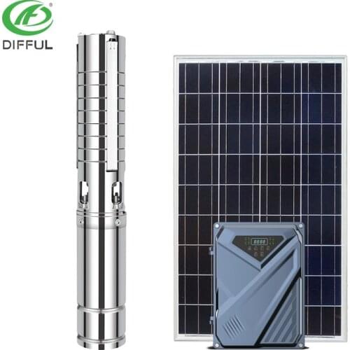 3hp solar panels water pump ACDC centrifugal pump